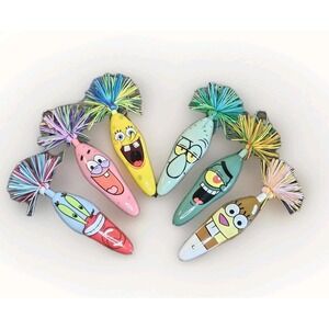 Spongebob Square Pants Pen Patrick Plankton Sandy MrKrabs Squidward